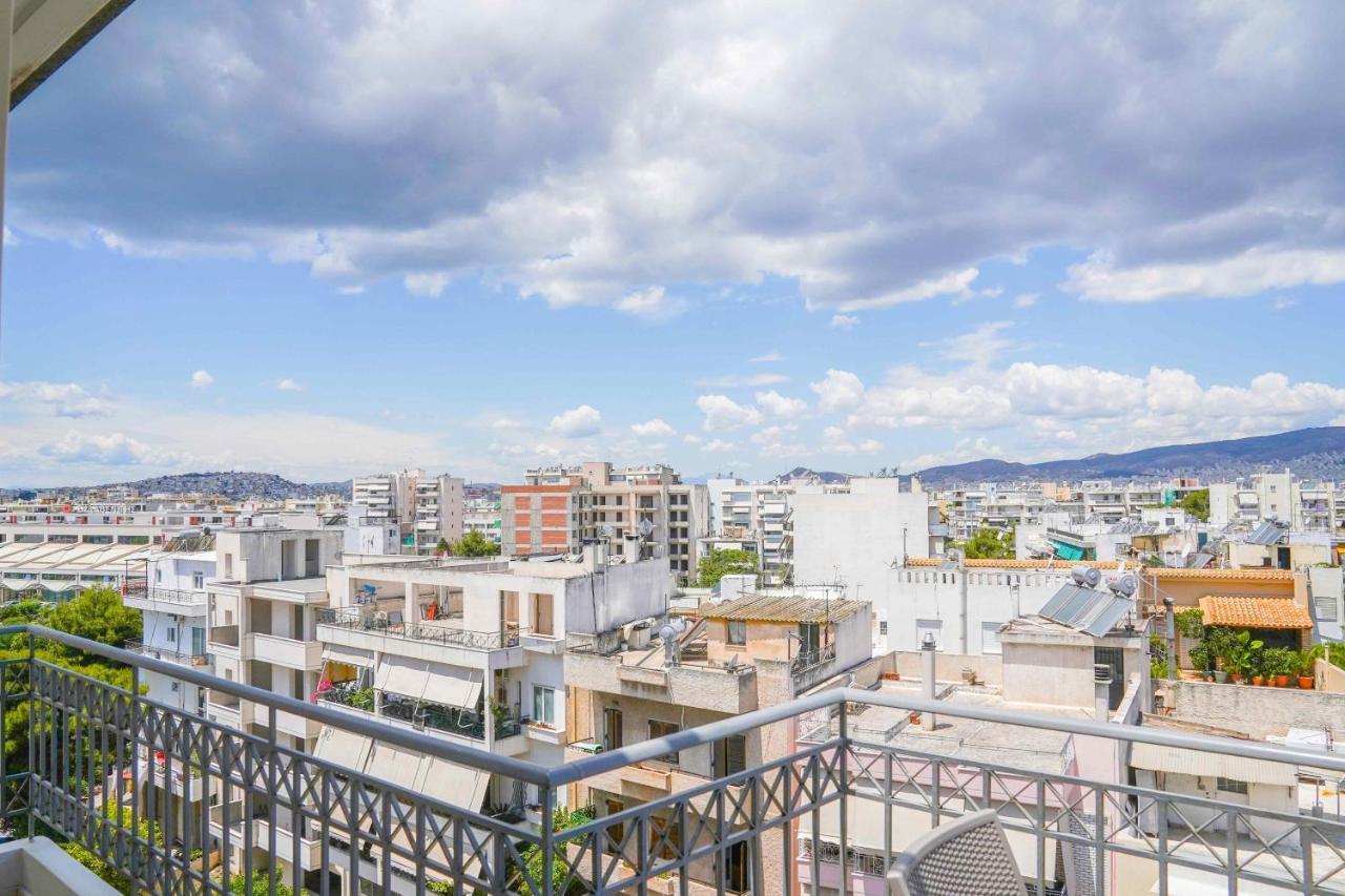 אתונה Lis153 By Smart Cozy Suites - Top Floors With Amazing City View - Available 24Hr מראה חיצוני תמונה