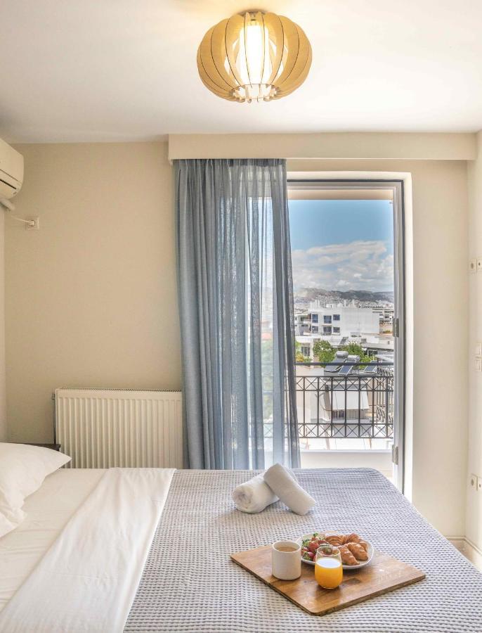 אתונה Lis153 By Smart Cozy Suites - Top Floors With Amazing City View - Available 24Hr מראה חיצוני תמונה