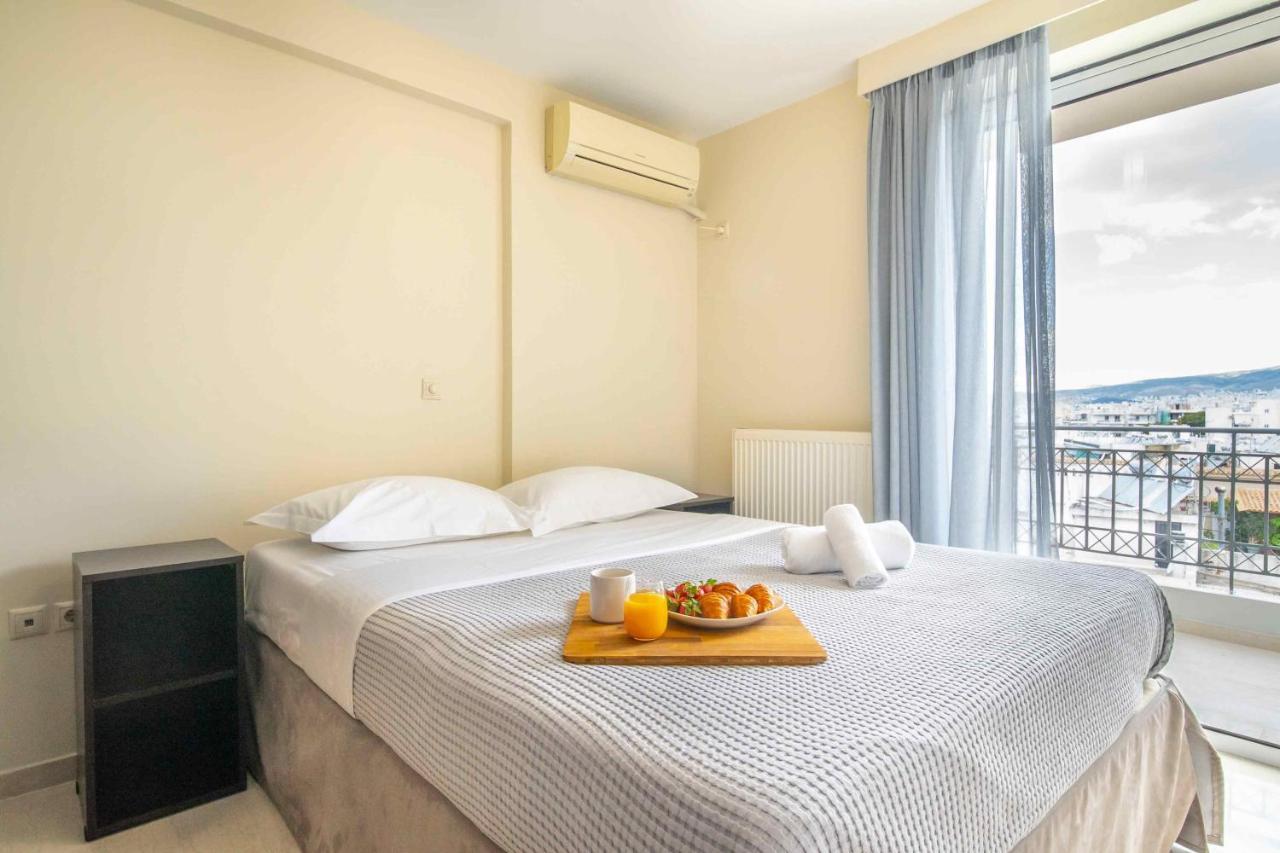 אתונה Lis153 By Smart Cozy Suites - Top Floors With Amazing City View - Available 24Hr מראה חיצוני תמונה