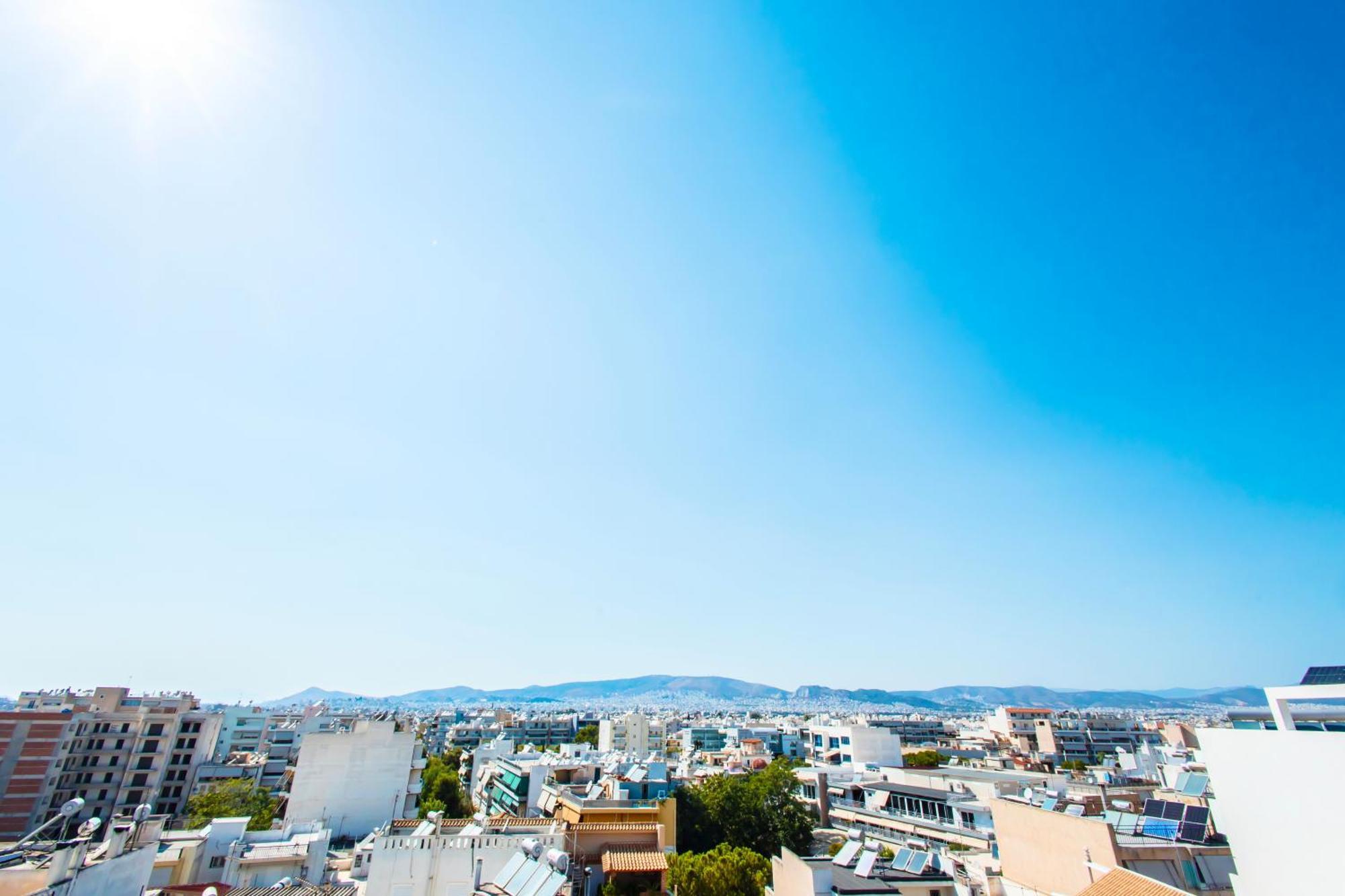 אתונה Lis153 By Smart Cozy Suites - Top Floors With Amazing City View - Available 24Hr מראה חיצוני תמונה