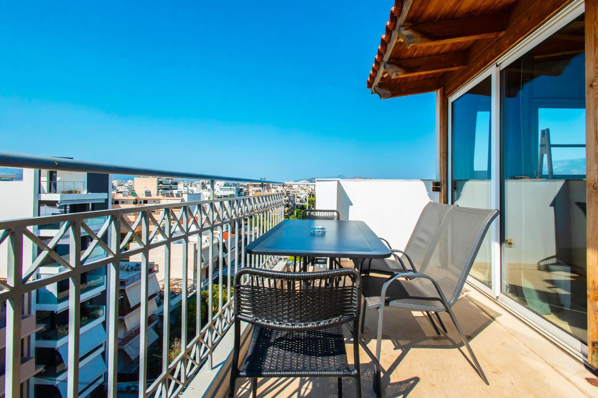 אתונה Lis153 By Smart Cozy Suites - Top Floors With Amazing City View - Available 24Hr מראה חיצוני תמונה