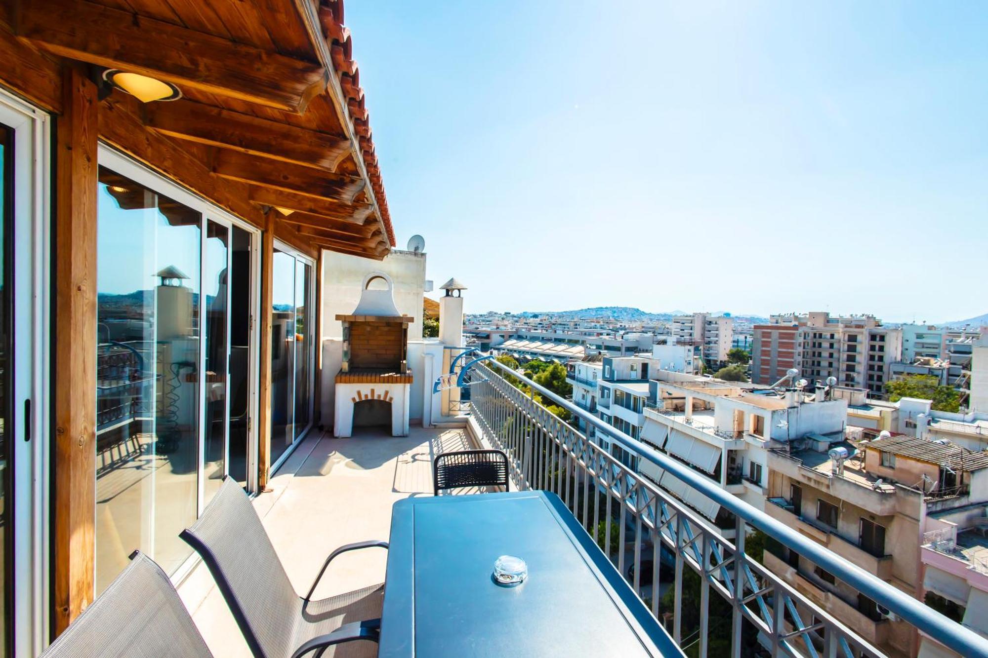 אתונה Lis153 By Smart Cozy Suites - Top Floors With Amazing City View - Available 24Hr מראה חיצוני תמונה